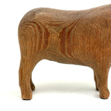 Wonderful Antique Hand-carved Wooden Pig
