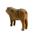 Wonderful Antique Hand-carved Wooden Pig