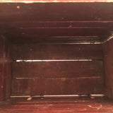 Brilliant Collapsible Crate in Old Red Paint