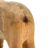 Wonderful Antique Hand-carved Wooden Pig