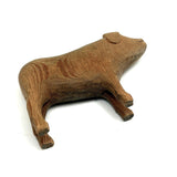 Wonderful Antique Hand-carved Wooden Pig