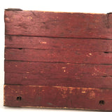 Brilliant Collapsible Crate in Old Red Paint