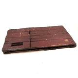 Brilliant Collapsible Crate in Old Red Paint