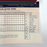 Color Inspiration, 1975 Color-aid Set, 220 6x9 Paper Swatches