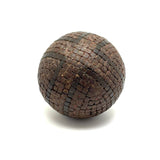 Iron Studded French Boules/Petanque Ball with Cross Pattern, c. 1880s