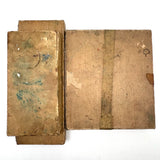 Romantic Feeling Set of Three Well Used Boxes of Old Grumbacher, NY Pastels, As Found