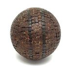 Iron Studded French Boules/Petanque Ball with Cross Pattern, c. 1880s