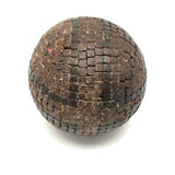 Iron Studded French Boules/Petanque Ball with Cross Pattern, c. 1880s