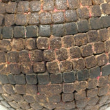 Iron Studded French Boules/Petanque Ball with Cross Pattern, c. 1880s