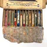Romantic Feeling Set of Three Well Used Boxes of Old Grumbacher, NY Pastels, As Found