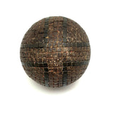 Iron Studded French Boules/Petanque Ball with Cross Pattern, c. 1880s