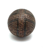 Iron Studded French Boules/Petanque Ball with Cross Pattern, c. 1880s