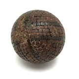 Iron Studded French Boules/Petanque Ball with Cross Pattern, c. 1880s