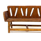 Bench and Chair, Charming c.1940s-50s Handmade Tabletop Furniture