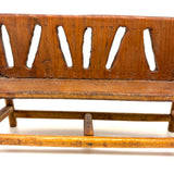 Bench and Chair, Charming c.1940s-50s Handmade Tabletop Furniture