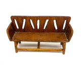 Bench and Chair, Charming c.1940s-50s Handmade Tabletop Furniture