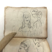 Tiny Handmade Illustrated Book: Jane Lones in "Star of the Show" 
