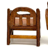 Bench and Chair, Charming c.1940s-50s Handmade Tabletop Furniture