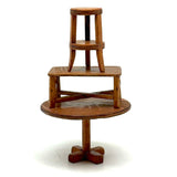 Three Tables: Charming c.1940s-50s Handmade Tabletop Furniture