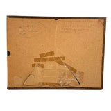 Lying in Traction (with Very Large Foot!), 1980 Ink Drawing from Allen Scoggins to His Doctor