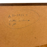 Lying in Traction (with Very Large Foot!), 1980 Ink Drawing from Allen Scoggins to His Doctor