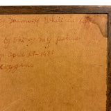 Lying in Traction (with Very Large Foot!), 1980 Ink Drawing from Allen Scoggins to His Doctor