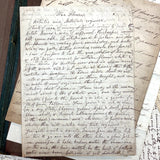 19th Century British Folio with Beautifully Handwritten Notes on Wax Flower Making, Fresco Painting, Mold Making, Drawing Faces, More