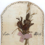 May Angels Twine for Three, 1876 Handmade Remembrance for Sade Robert's