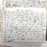 19th Century British Folio with Beautifully Handwritten Notes on Wax Flower Making, Fresco Painting, Mold Making, Drawing Faces, More