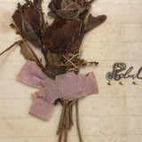 May Angels Twine for Three, 1876 Handmade Remembrance for Sade Robert's