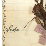 May Angels Twine for Three, 1876 Handmade Remembrance for Sade Robert's