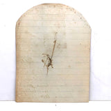 May Angels Twine for Three, 1876 Handmade Remembrance for Sade Robert's