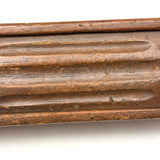 Lovely Antique American Carved Out Box with Elegantly Detailed Slide Lid