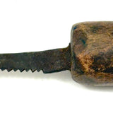 Sweet Little Antique Handmade Key Hole Saw with Fat Handle