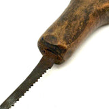 Sweet Little Antique Handmade Key Hole Saw with Fat Handle