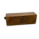 Lovely Antique American Carved Out Box with Elegantly Detailed Slide Lid