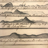 1783 British Notebook, Partial, with Ships, Fish, Geometry, etc.