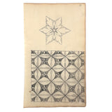 Flower-Star and Petals inside Petals: Burt Gemberling (Age 12) 1880 Graphite Design Drawing, Snyder County, PA
