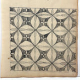 Flower-Star and Petals inside Petals: Burt Gemberling (Age 12) 1880 Graphite Design Drawing, Snyder County, PA