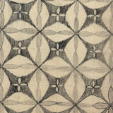 Flower-Star and Petals inside Petals: Burt Gemberling (Age 12) 1880 Graphite Design Drawing, Snyder County, PA