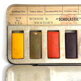 Perfect Palette, Modern Style, C. Late 19th Century Windsor and Newton Nearly Untouched "Scholastic" Watercolors