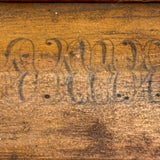 19th Century Homemade Dominoes in Custom Box with Hand-Inked Lettering (27)