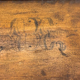 19th Century Homemade Dominoes in Custom Box with Hand-Inked Lettering (27)