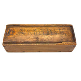 19th Century Homemade Dominoes in Custom Box with Hand-Inked Lettering (27)