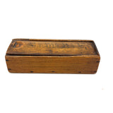 19th Century Homemade Dominoes in Custom Box with Hand-Inked Lettering (27)