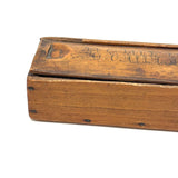 19th Century Homemade Dominoes in Custom Box with Hand-Inked Lettering (27)