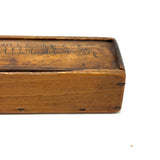 19th Century Homemade Dominoes in Custom Box with Hand-Inked Lettering (27)