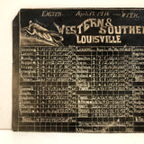 Easter 1916, Curious Photograph of Hand-drawn/Hand-written Chalkboard Roster