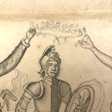 1783 British Notebook, Partial, with Ships, Fish, Geometry, etc.