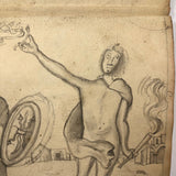 1783 British Notebook, Partial, with Ships, Fish, Geometry, etc.